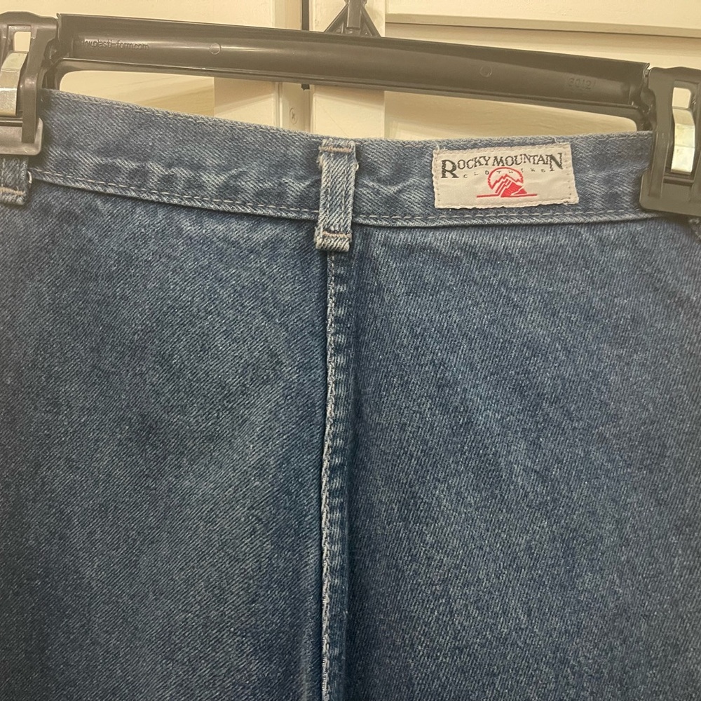 Vintage 1990’s Rocky Mountain straight leg dark blue denim size 28/7